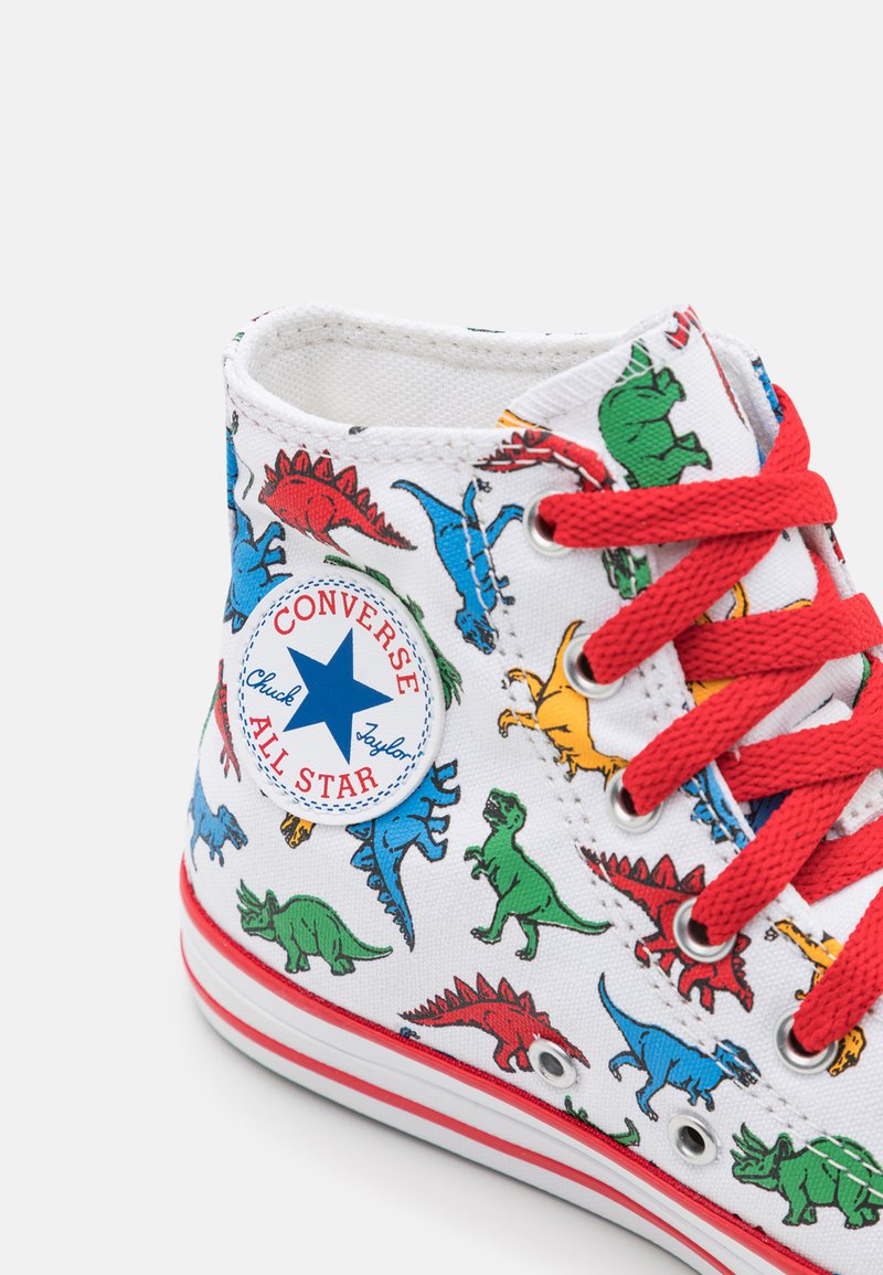 Converse CHUCK TAYLOR ALL STAR DINOSAURS UNISEX - Zapatillas altas - red/totally blue/blanco - Zalando.es