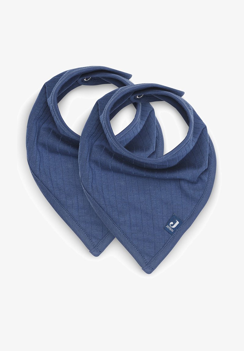 Jollein BANDANA - BASIC STRIPE - 2 STUKS - Slabbetje - blue
