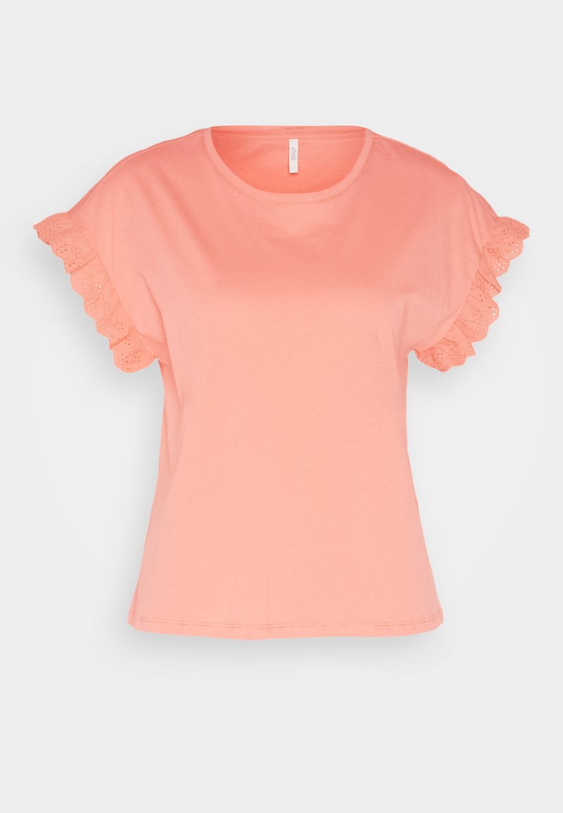 Only T-shirt print abrikoos Only T-shirt print abrikoos