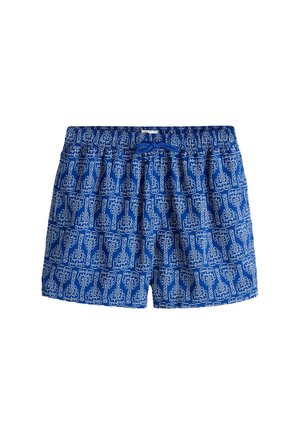 Next, REGULAR FIT - PALM JACQUARD SWIM SHORTS 5{DQ}  . - Kupaće hlače - blue