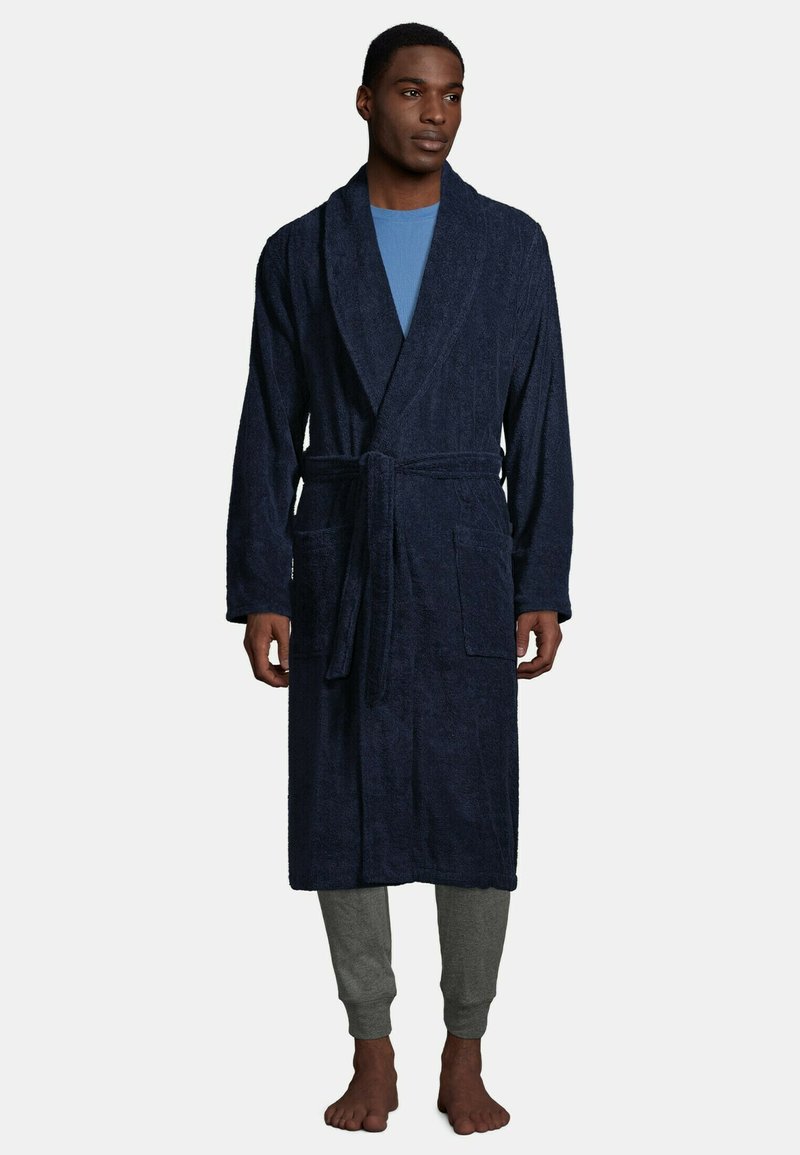 LANDS' END Dressing gown radiant navy/blue Zalando.de