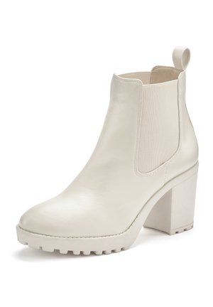 Bottines à plateau - beige