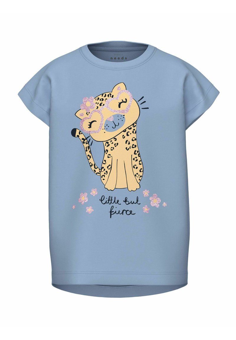 Name it REGULAR FIT - Camiseta estampada - chambray blue