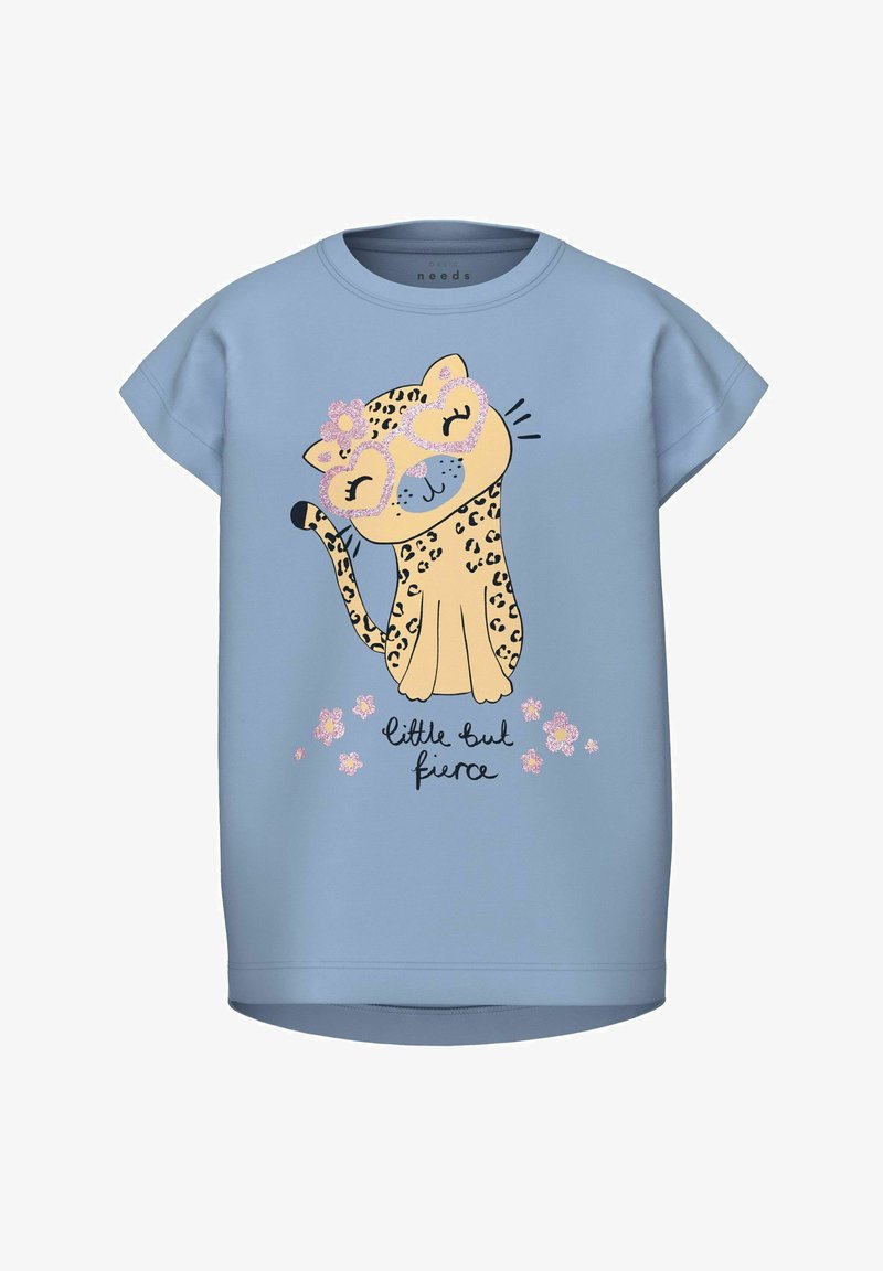Name it REGULAR FIT - Camiseta estampada - chambray blue