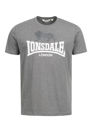 Lonsdale T-shirt print - marl stone