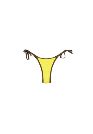Bershka CONTRAST  - Slip bikini - yellow