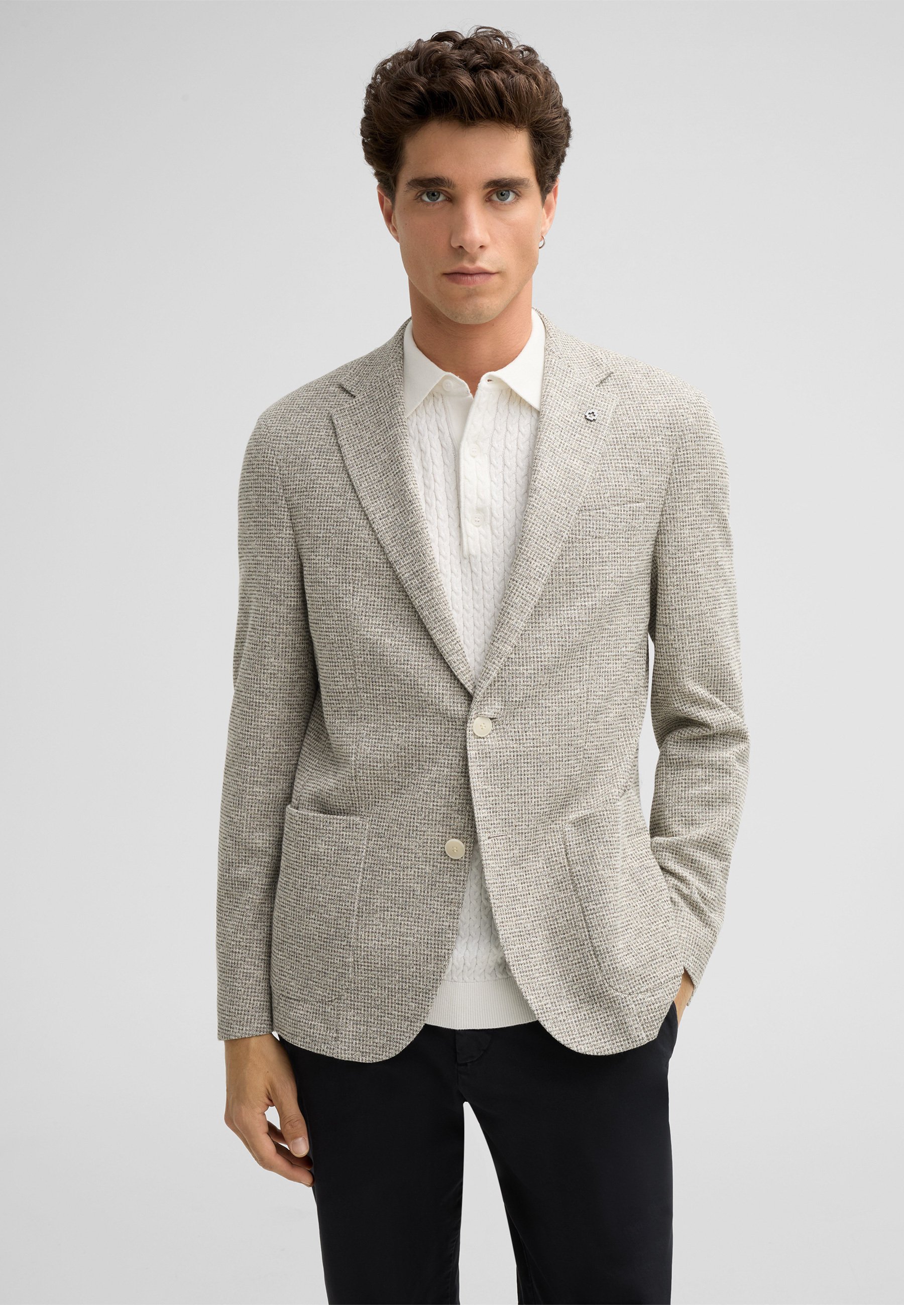 Strellson Blazer jacket beige strukturiert/beige Zalando