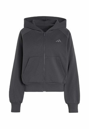 adidas Sportswear, ADIDAS SPORTSWEAR W AK SL FZ HD - Majica s kapuljačom i patentnim zatvaračem - grey five