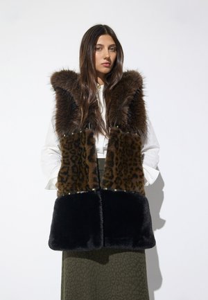 LOLA CASADEMUNT, WOMEN - Chaleco - leopard