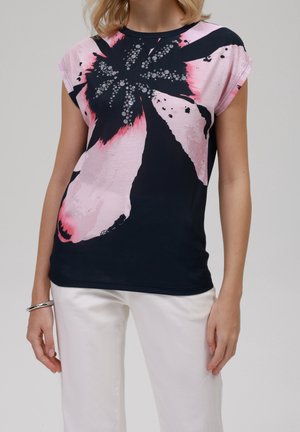 T-shirt print - dark blue