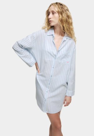 Marks & Spencer STRIPE  - Nightie - blue mix