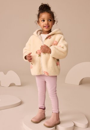 Next ZIP THROUGH - Forro polar - cream floral print