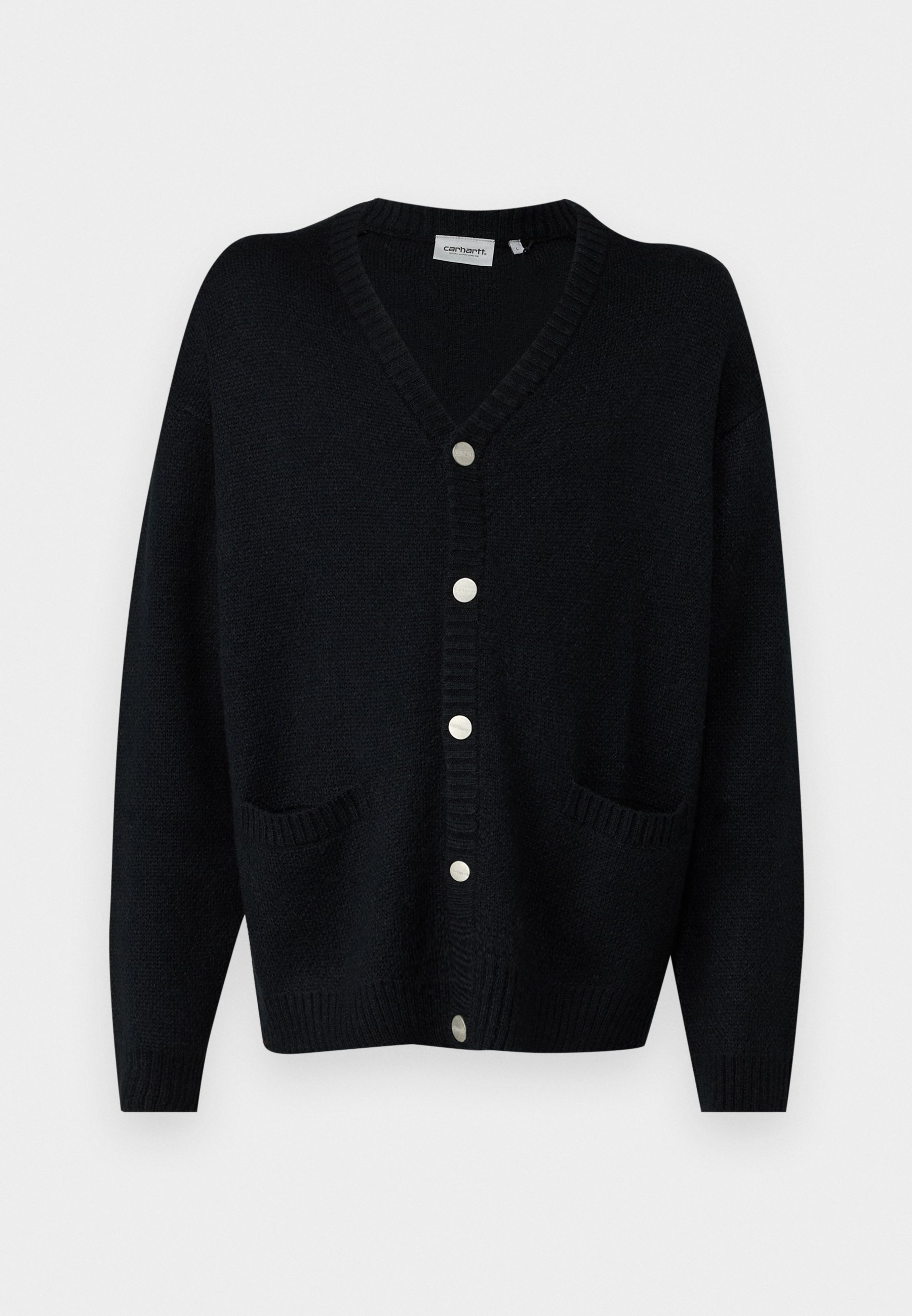 Carhartt WIP MERTON CARDIGAN - Cardigan - black - Zalando.co.uk