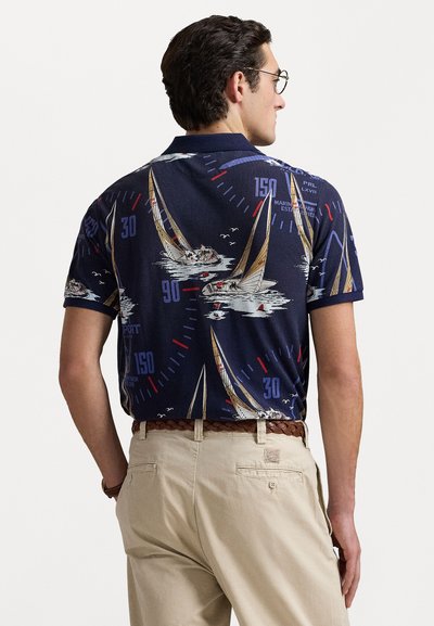Polo Ralph Lauren SHORT SLEEVE POLO SHIRT - Pólóing - sailboat dial print
