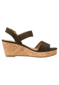 s.Oliver Platform sandals - khaki