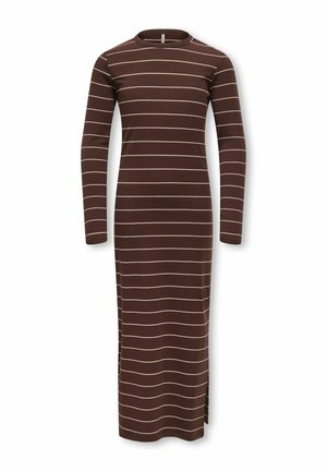ONLY GIRLS, DRESS KOGLUPE MIDI DRESS - Maxikjoler - chicory coffee