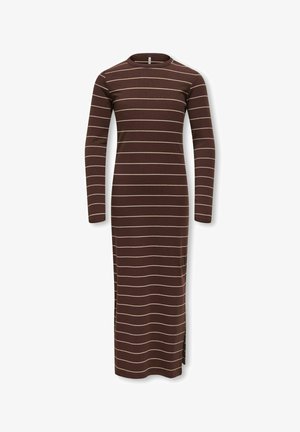 ONLY GIRLS, DRESS KOGLUPE MIDI DRESS - Maxikjoler - chicory coffee