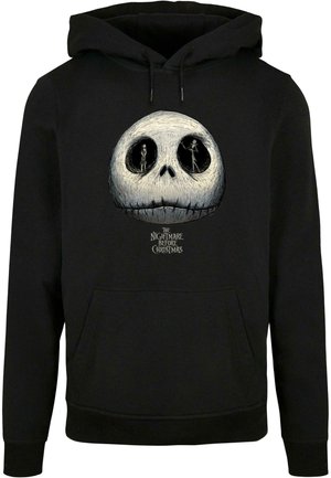 ABSOLUTE CULT, THE NIGHTMARE BEFORE CHRISTMAS - JACKS EYES  - Mikina s kapucí - black