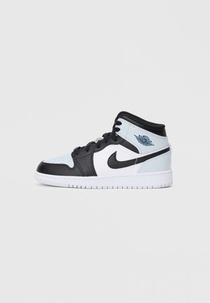 AIR JORDAN 1 MID UNISEX - Baskets montantes - black/aura/squadron blue