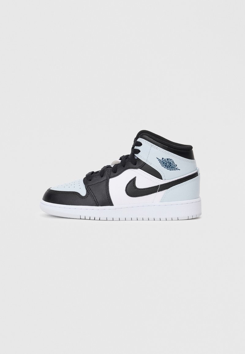 Jordan AIR JORDAN 1 MID UNISEX - High-top trainers - black/aura ...