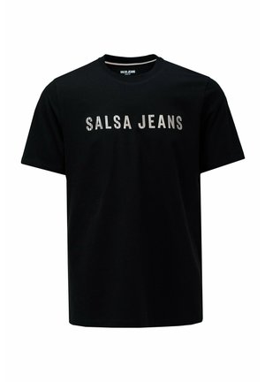Salsa Jeans, SALSA JEANS T-SHIRTS SLIM - Camiseta estampada - schwarz