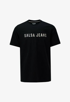 Salsa Jeans, SALSA JEANS T-SHIRTS SLIM - T-shirt print - schwarz