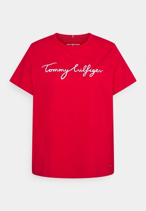 T-shirt print - red