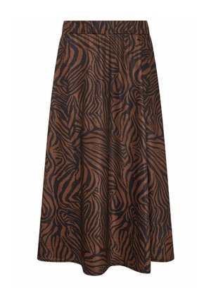 M&Co, WOMEN'S MIDI SKIRTS - A-Linien-Rock - brown