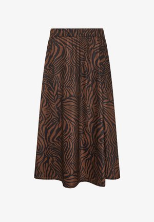 M&Co, WOMEN'S MIDI SKIRTS - A-Linien-Rock - brown