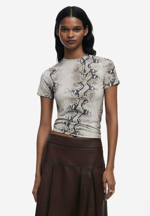 Desigual T-shirt con stampa - brown
