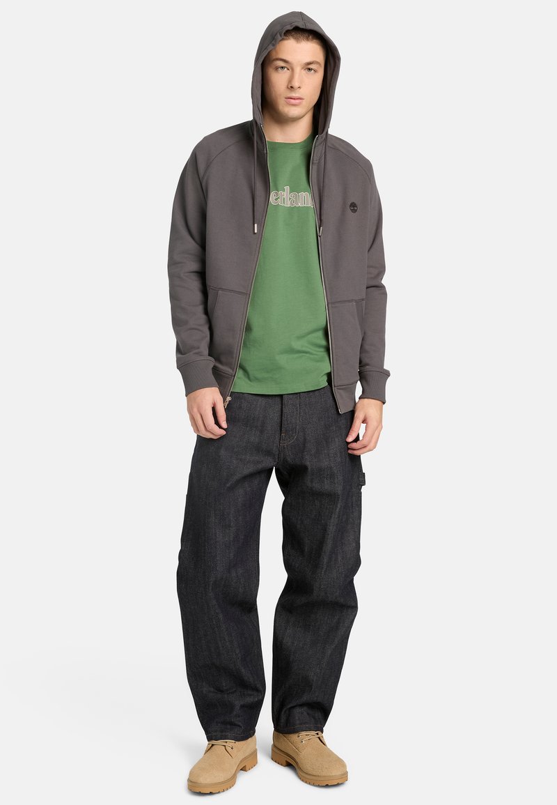 Timberland EXETER RIVER - Mikina na zip - blackened grey pearl