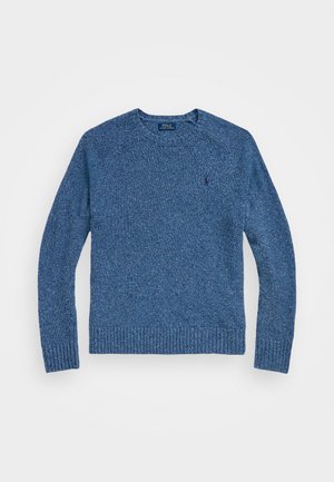 Polo Ralph Lauren SPECKLED WOOL BLEND CREWNECK SWEATER - Maglione - chambray blue donegal