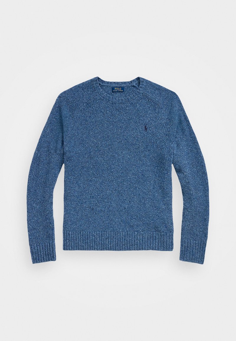 Polo Ralph Lauren SPECKLED WOOL BLEND CREWNECK SWEATER - Maglione - chambray blue donegal
