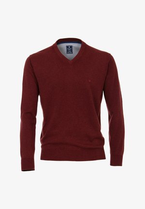 Redmond, Pullover - dark red