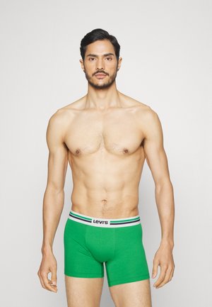 MEN PLACED LOGO BOXER BRIEF 2 PACK - Shorty - green/navy