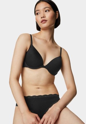3PK NON WIRED PLUNGE T-SHIRT BRAS A-E - Push-up bra - opaline mix