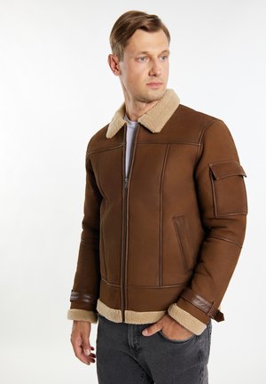 DreiMaster Jachetă piele - braun
