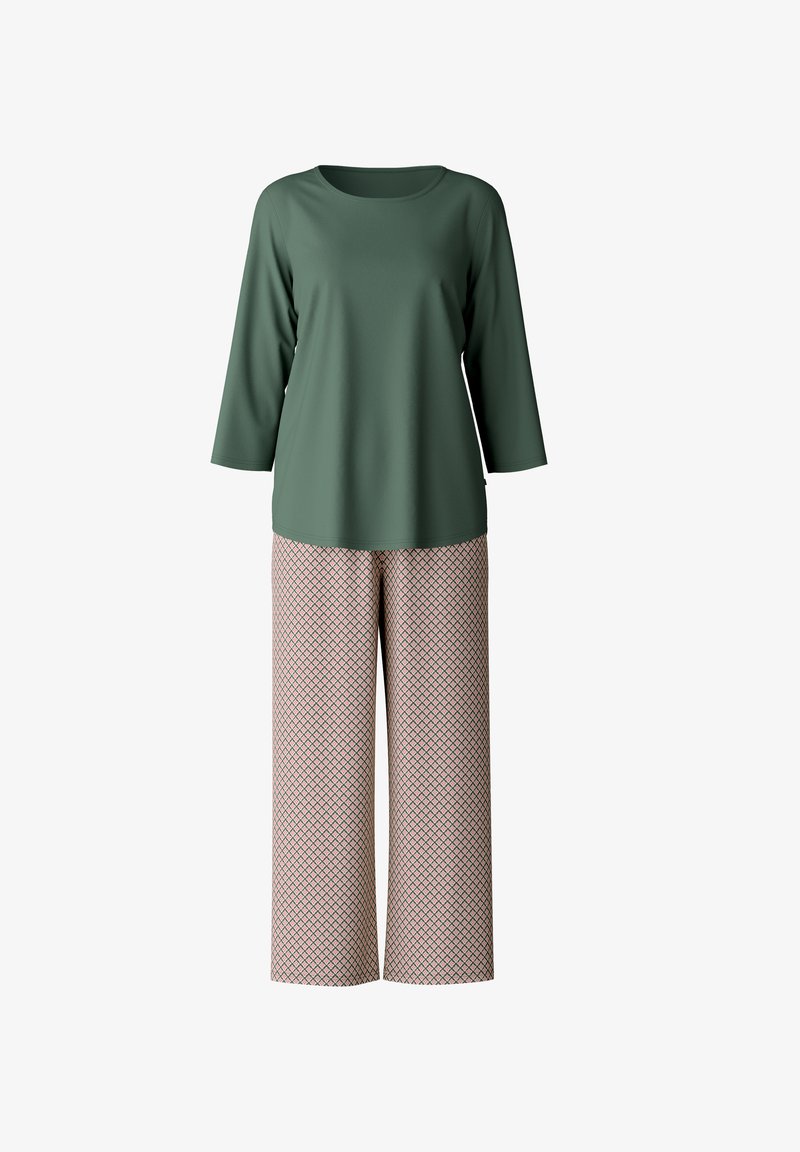 CALIDA Grounded Nights pyjama 7/8 Laurel Green, maat 48-50, Laurel Green, 48/50 CALIDA Grounded Nights pyjama 7/8 Laurel Green, maat 48-50, Laurel Green, 48/50