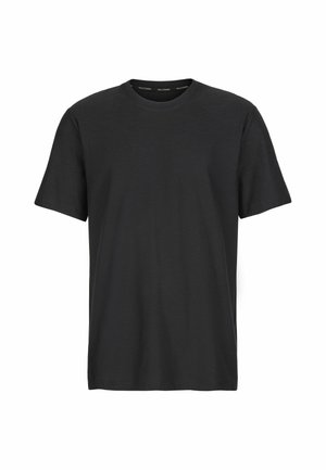 Falconeri, SHORT-SLEEVED TWIST-STITCH - T-Shirt basic - black