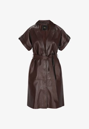 faina Blousejurk - coffee brown