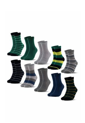 OCCULTO 10ER PACK BUNTE - Socken - graugrün