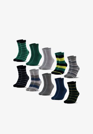 OCCULTO 10 PACK BUNTE - Socken - graugrün
