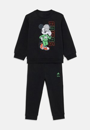 DISNEY MICKEY MOUSE UNISEX SET - Melegítő - black/lime burst