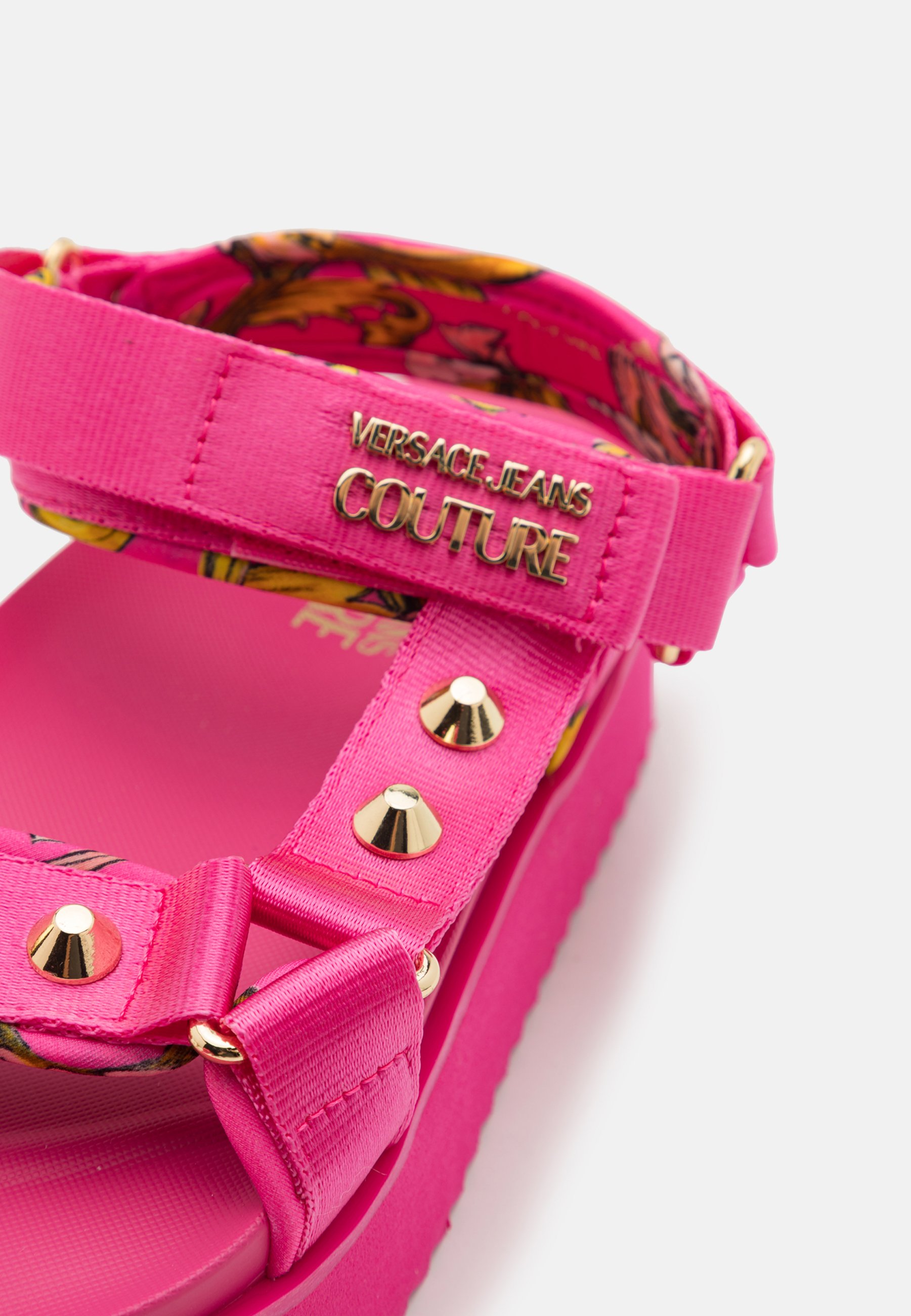 Versace Jeans Couture Sandals - flamingo/oro/pink - Zalando