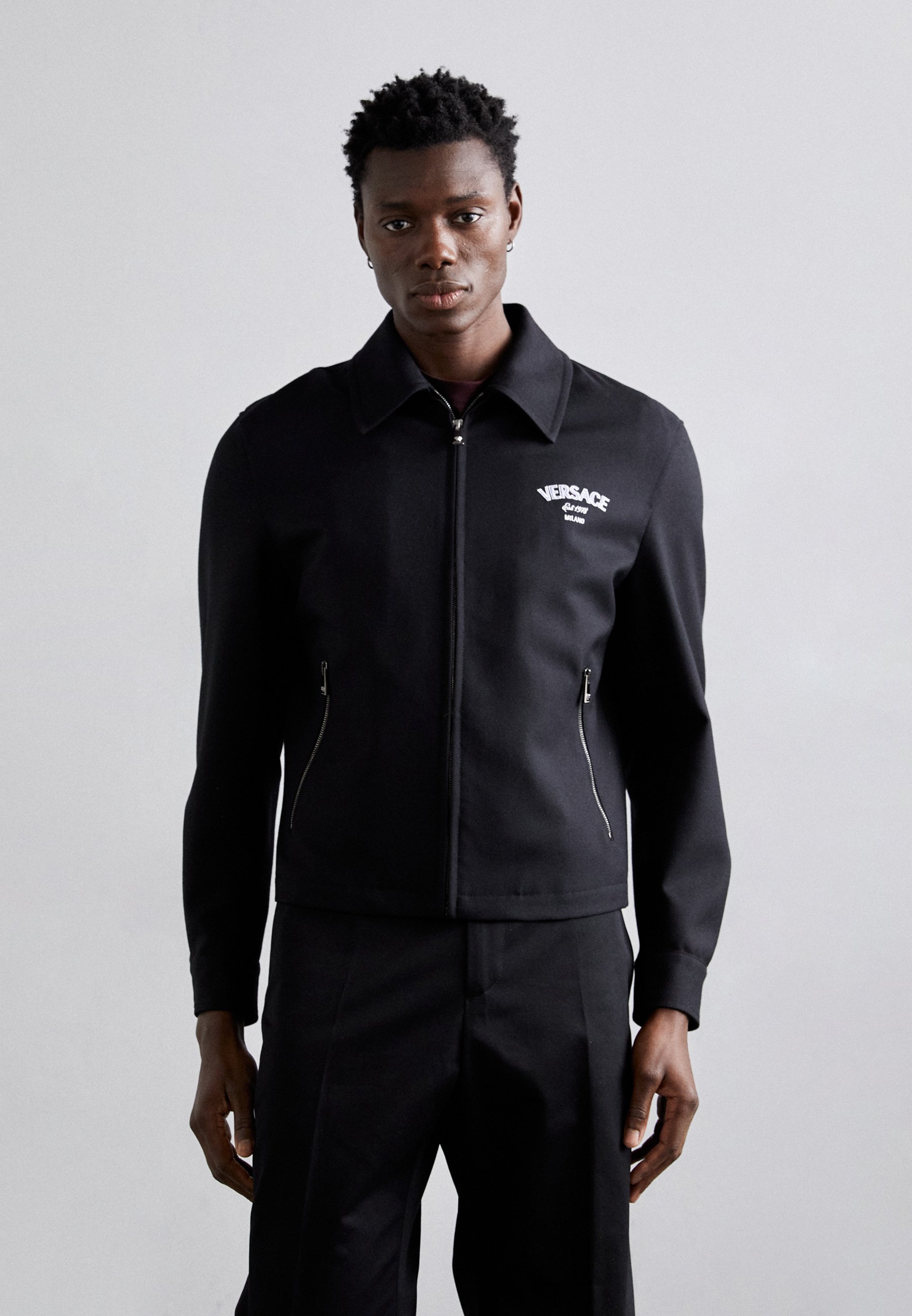 Versace BLOUSON CAVALLERY STAMP - Summer jacket - black - Zalando