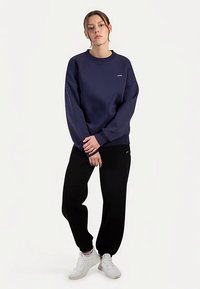 Smilodox BASIC CREWNECK RIVEN - Felpa - marineblau