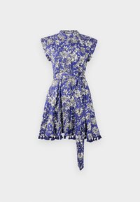 LUCY CUFFED CAP MINI DRESS - Paitamekko - blooming wild indigo