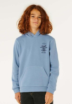 SEARCH ICON HOOD - Sweat à capuche - faded denim