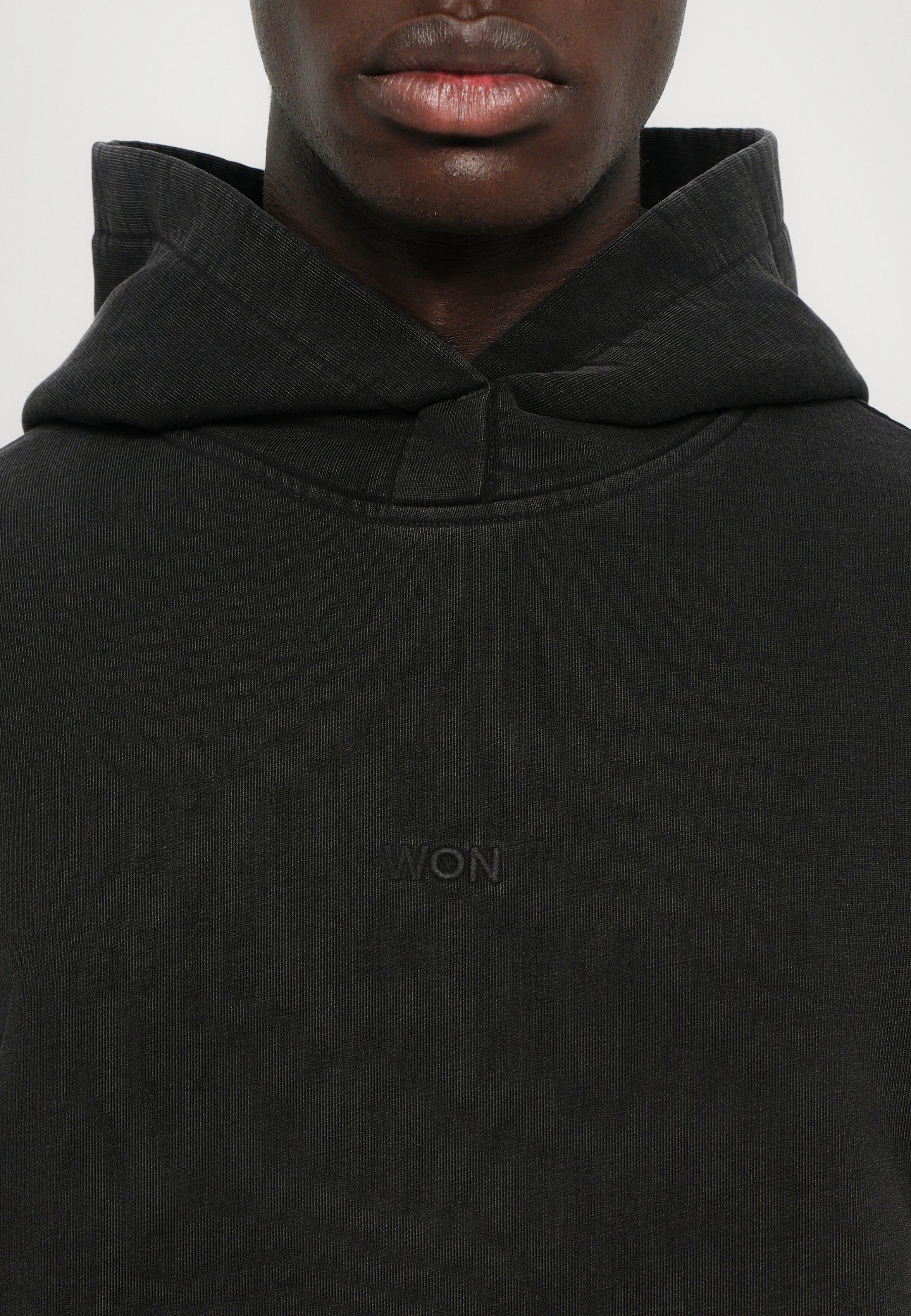 NEIL BARRETT｜ (Easy Drop Shoulder Double Bolts Hoodie ( Neil Barrett sweatshirt Easy Drop Shoulder Double Bolts