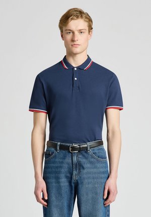 Calliope, T-SHIRT TINTA UNITA - Poloshirt - blu navy